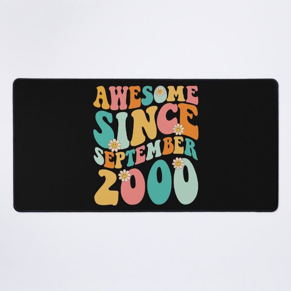 Item preview, Awesome Since September 2000 | Made In 2000 | Retro Groovy Birthday designed and sold by Christina-grich.