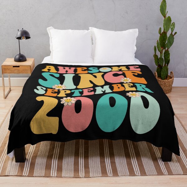 Item preview, Awesome Since September 2000 | Made In 2000 | Retro Groovy Birthday designed and sold by Christina-grich.