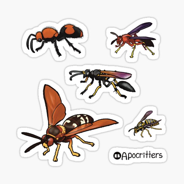 Artikel-Vorschau von Wespenblatt (relativ skaliert), designt und verkauft von Apocritters.