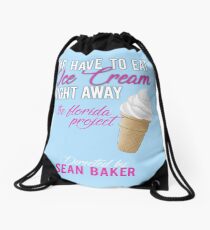 We Need to Have Ice Cream right away! Drawstring Bag