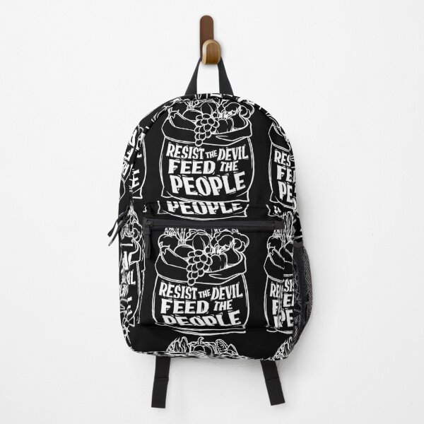 Item preview, Resist the Devil! Feed the People! White designed and sold by fbqmxeeq11.