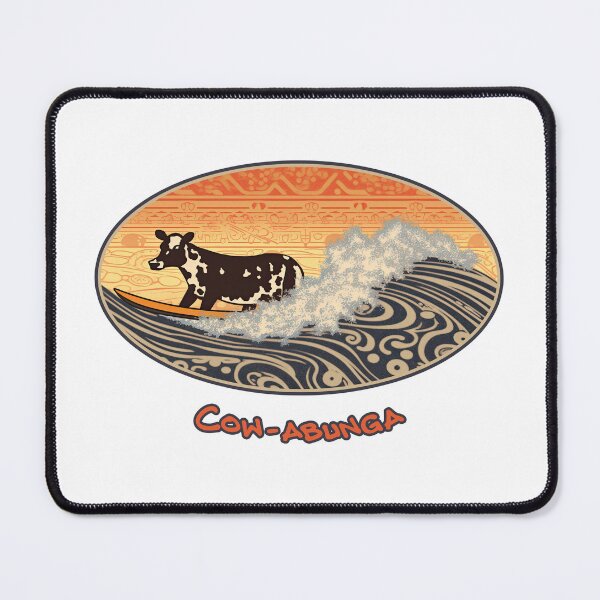 Item preview, Cow-abunga! designed and sold by Mythic Legends Digital.