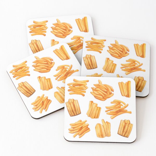 Item preview, Plain French Fries Sticker Pack Design Art by ZeesDesign on Redbubble designed and sold by ZEESDESIGN.