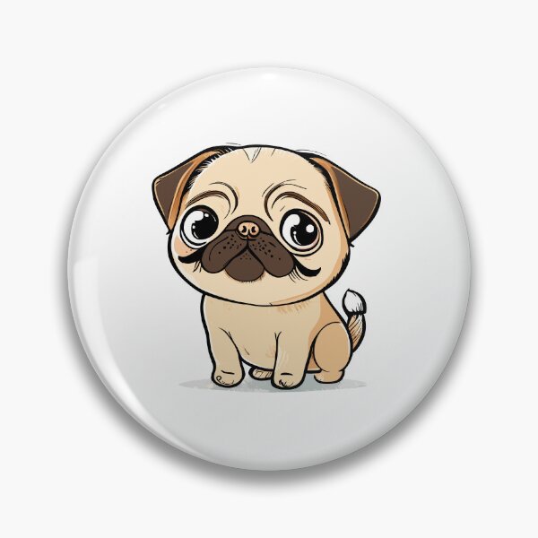 Item preview, Cute Dogs, pug, Room Decor, Set of Art Prints, Puppies Art, Art Prints designed and sold by ArchieDid.