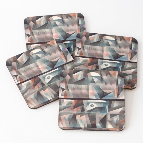 Item preview, Paul Klee Surrealism Watercolor Mosaic Abstract Pattern designed and sold by Sturdust.