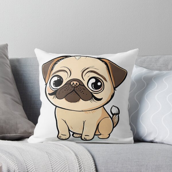 Item preview, Cute Dogs, pug, Room Decor, Set of Art Prints, Puppies Art, Art Prints designed and sold by ArchieDid.