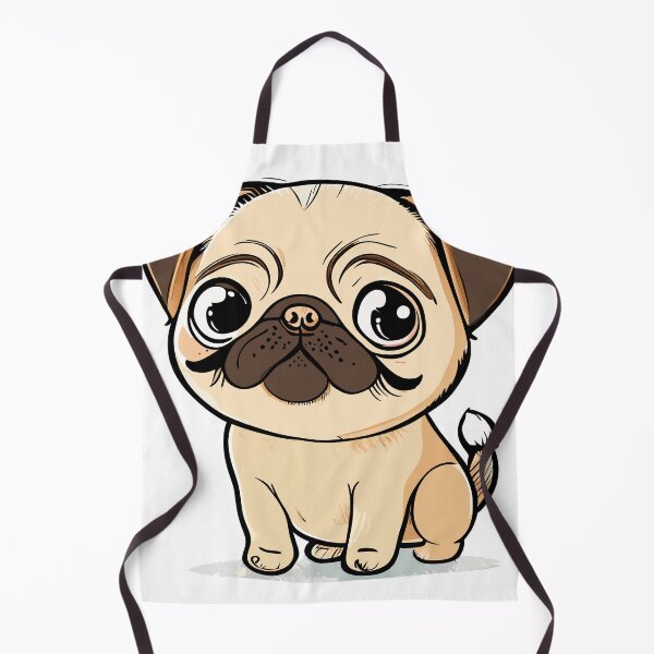 Item preview, Cute Dogs, pug, Room Decor, Set of Art Prints, Puppies Art, Art Prints designed and sold by ArchieDid.