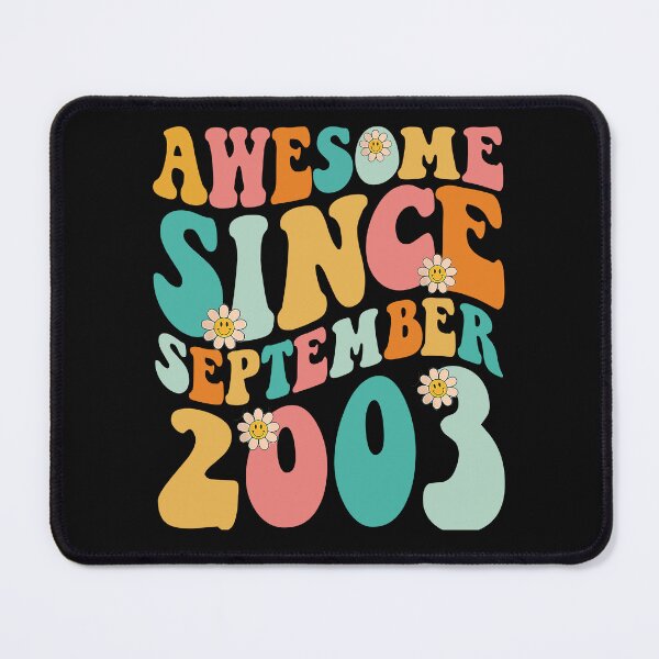 Item preview, Awesome Since September 2003 | Made In 2003 | Retro Groovy Birthday designed and sold by Christina-grich.