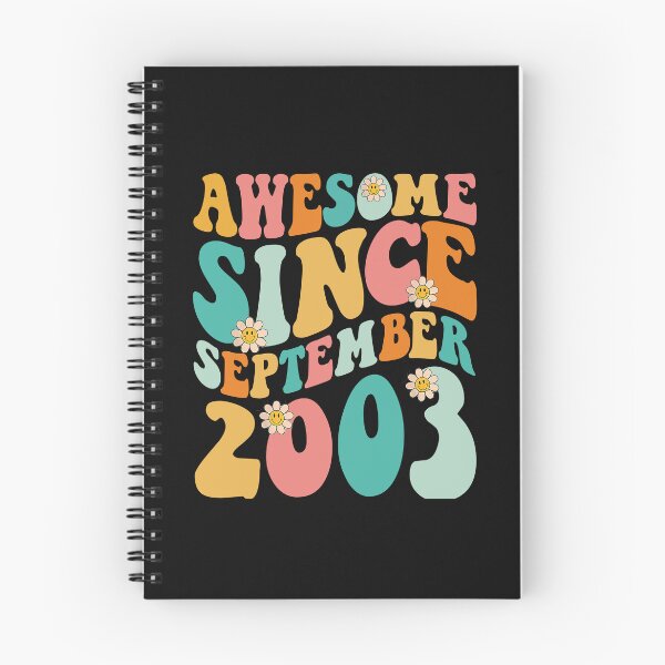 Item preview, Awesome Since September 2003 | Made In 2003 | Retro Groovy Birthday designed and sold by Christina-grich.