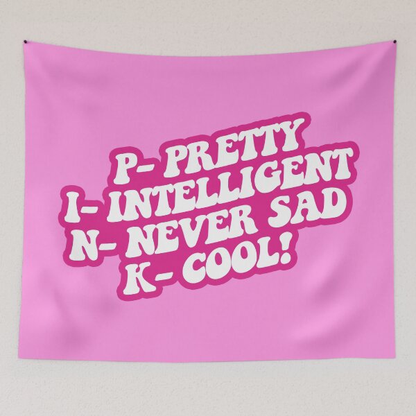 Item preview, PINK Good Day Lyrics 1 designed and sold by sarascoprox.