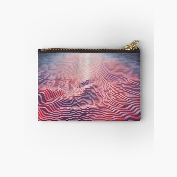 Item preview, Candy Sunset: Pink Sea and Orange Sky in Op Art Style designed and sold by Moisky Art.