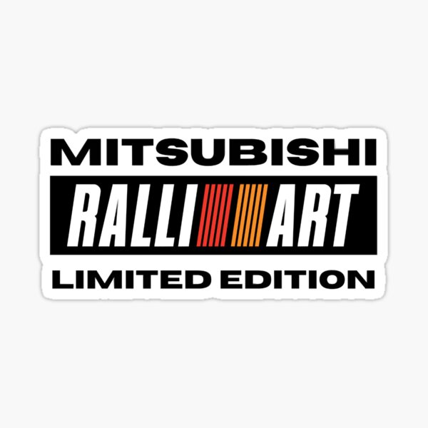 Mitsubishi Ralliart Limited Edition Sticker for Sale by Dialogue