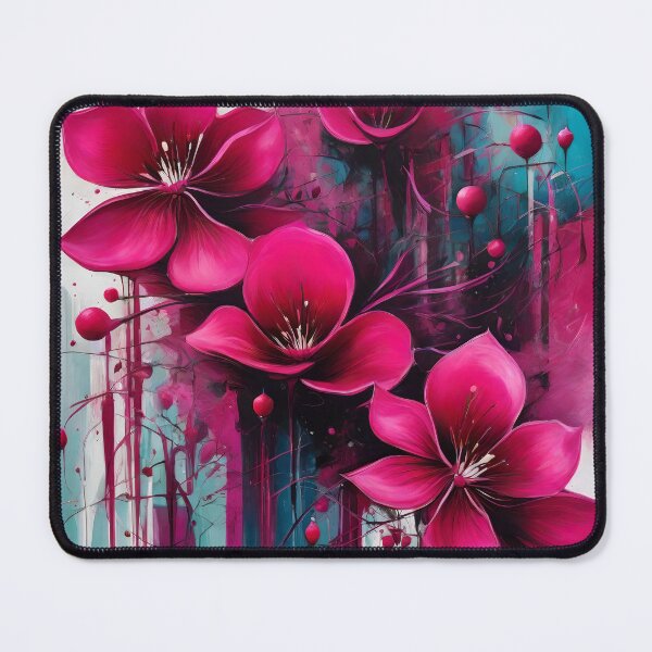 Item preview, Abstract Floral Fuschia Flower designed and sold by MySupplemental.
