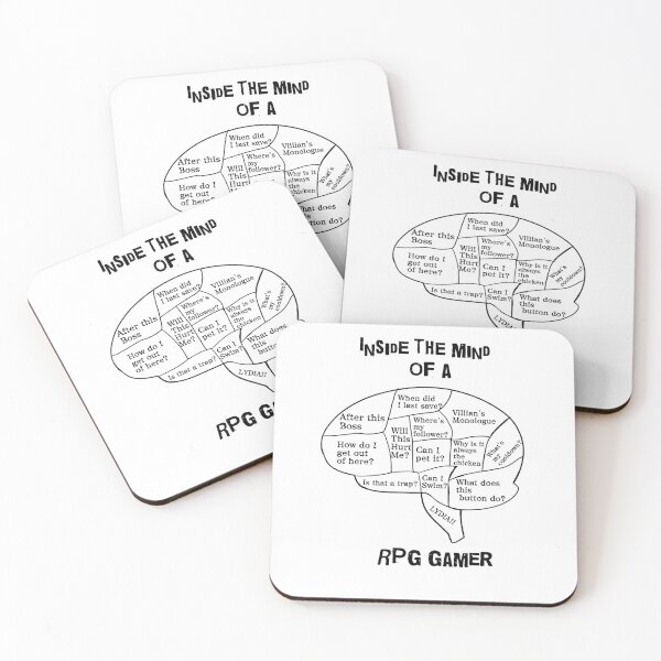 Item preview, Inside the mind of a RPG gamer Colorless designed and sold by Soulshinecc.