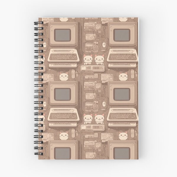 Item preview, Kawaii computer Pattern Tan Pattern designed and sold by Theo-B.