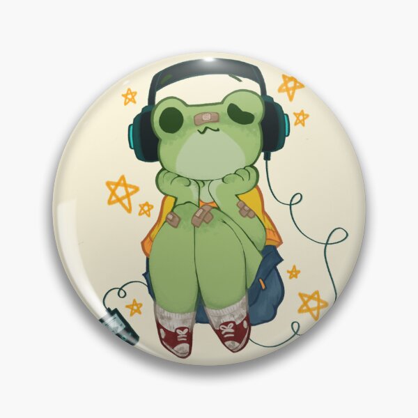 Item preview, Music Frog with Stars designed and sold by TheMel0nade.