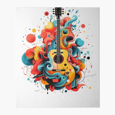 Classic Acoustic Guitar Abstract 