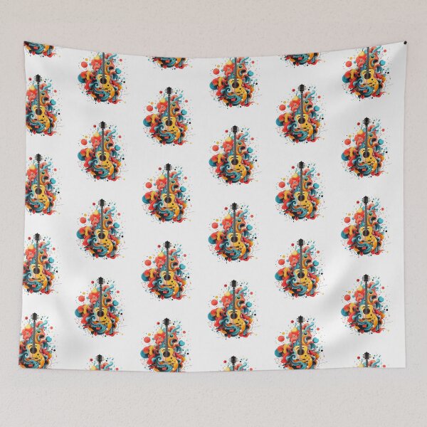 Item preview, Classic Acoustic Guitar Abstract  designed and sold by ArtFromBeyond.