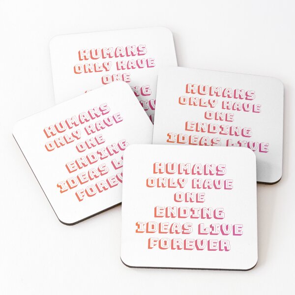 Item preview,  Humans only have one ending ideas live forever 13 designed and sold by vishalraifx.