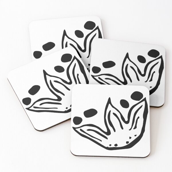 Item preview, Abstract Lines Botanical Seedpod Garden Plant Black White Hand Drawn Seed Minimal Modern designed and sold by dashaporoshina.