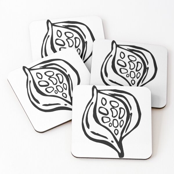 Item preview, Abstract Lines Botanical Seedpod Garden Plant Black White Hand Drawn Seed Minimal Modern designed and sold by dashaporoshina.