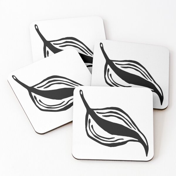 Item preview, Abstract Lines Botanical Seedpod Garden Plant Black White Hand Drawn Seed Minimal Modern designed and sold by dashaporoshina.