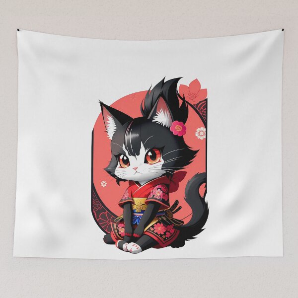Item preview, Samurai Cat's Adventure designed and sold by Mechanical-Artt.