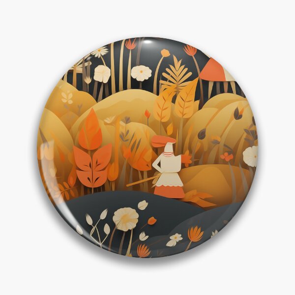 Item preview, Autumn Harvest Pattern - 3D Paper Art - Field Workers and Farm Hands designed and sold by JoanNinjaHen.