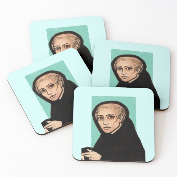 Item preview, English Philosopher William of Ockham - pistachio - illustration  designed and sold by Litstoy.