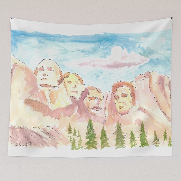 Item preview, Mount Rushmore in South Dakota in Bright Sunlight designed and sold by artshop77.