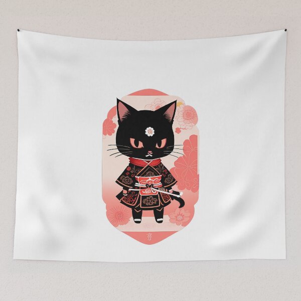 Item preview, Legendary Samurai Cat designed and sold by Mechanical-Artt.