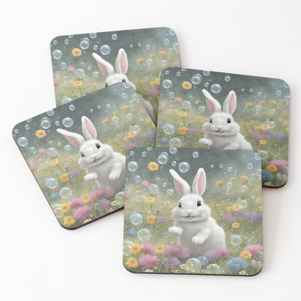 Item preview, happy rabbit eat my bubbles designed and sold by StefanVlahovic.