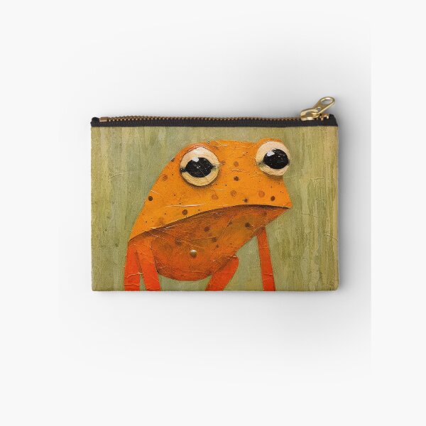 Item preview, Spotted Orange Frog Ready to Leap designed and sold by YoPedro.