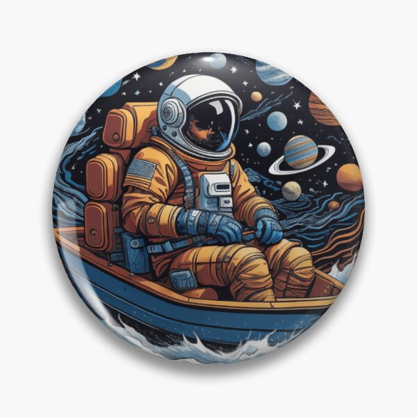 Item preview, A Lone Voyager in Celestial Waters designed and sold by AriaMarliART.