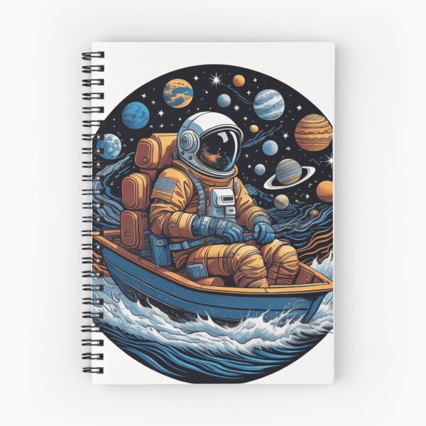 Item preview, A Lone Voyager in Celestial Waters designed and sold by AriaMarliART.