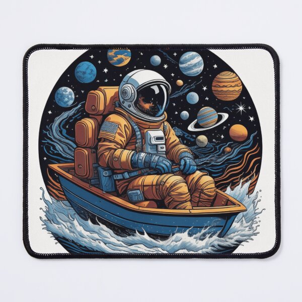 Item preview, A Lone Voyager in Celestial Waters designed and sold by AriaMarliART.