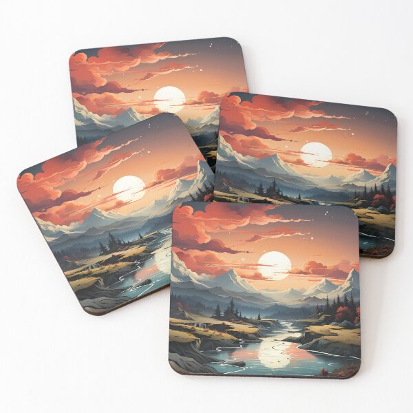 Item preview, Sunset Over the Mountains designed and sold by FTS-Studio.