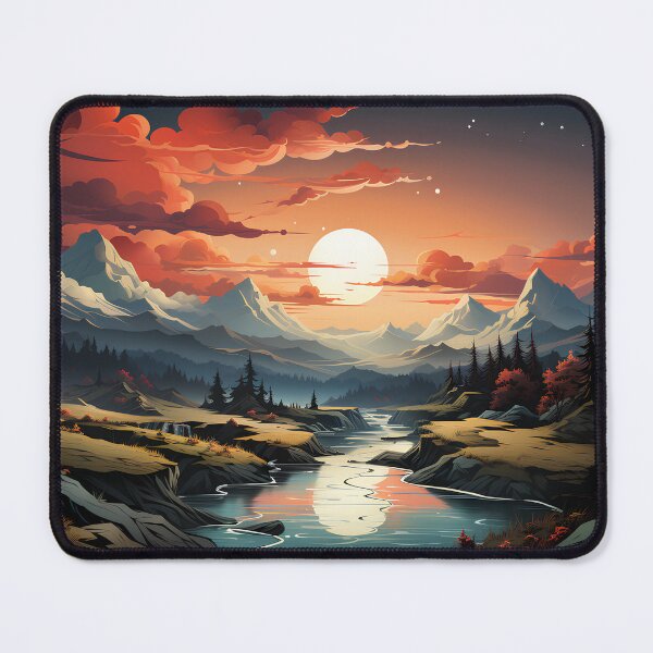 Item preview, Sunset Over the Mountains designed and sold by FTS-Studio.