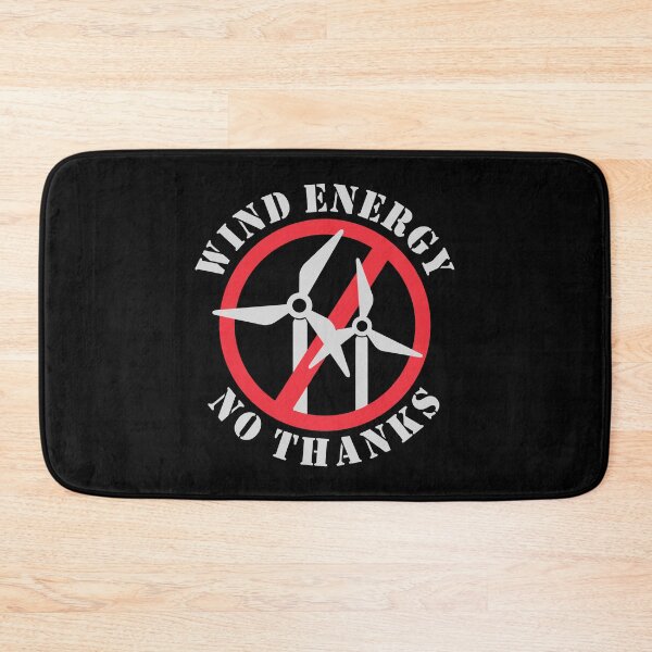 Item preview, Wind Energy No Thanks designed and sold by HandicraftArt.