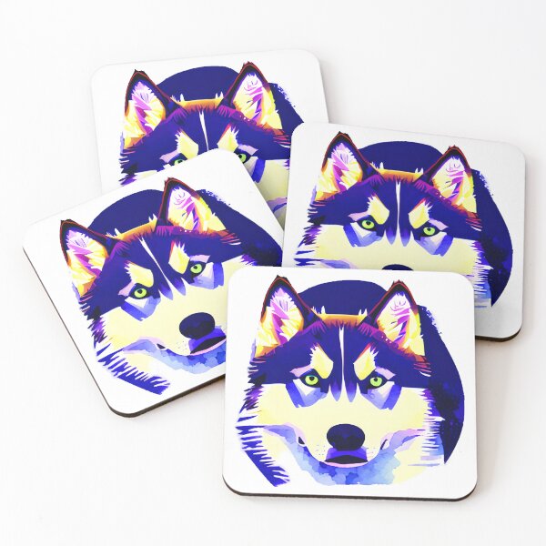 Item preview, Siberian Husky Watercolor Dog designed and sold by TereniaBP.
