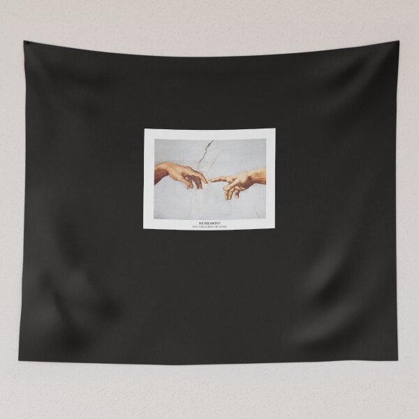 Item preview, The Creation of Adam Michelangelo Fingers Touching designed and sold by AshleyBaker85.