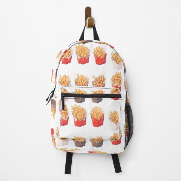 Item preview, White Black and Red Box French Fry Sticker Pack Design Art by ZeesDesign on Redbubble designed and sold by ZEESDESIGN.