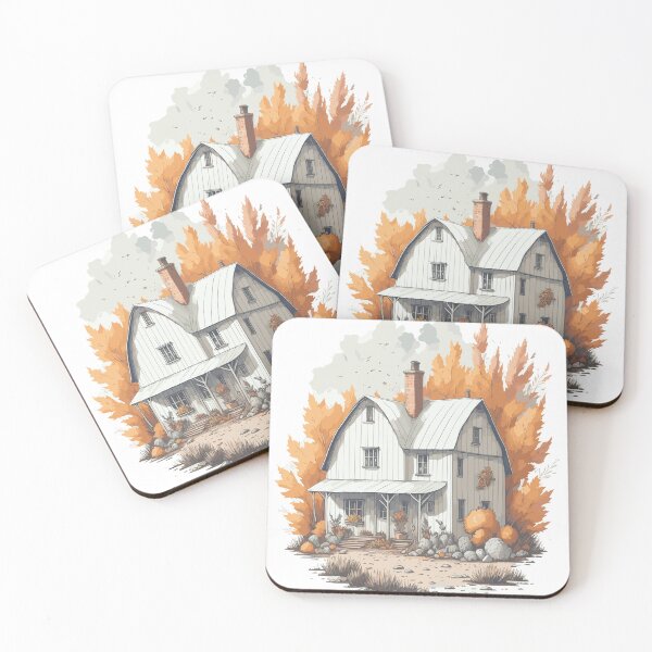 Item preview, Illustration of rural landscape of farmland with wooden shed  designed and sold by Victoria Riabov.