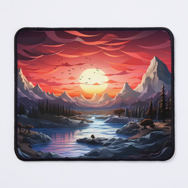Item preview, Sunset Over the Mountains designed and sold by FTS-Studio.