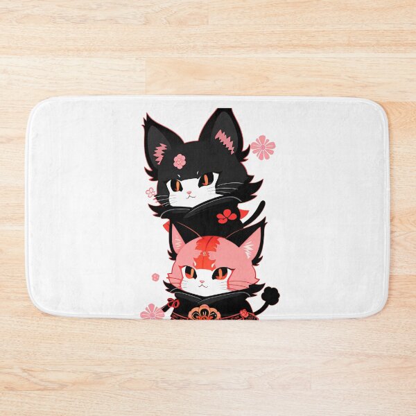 Item preview, Courageous Cats Samurai designed and sold by Mechanical-Artt.