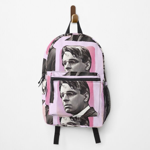 Item preview, Irish Poet William Butler Yeats - pink - illustration designed and sold by Litstoy.