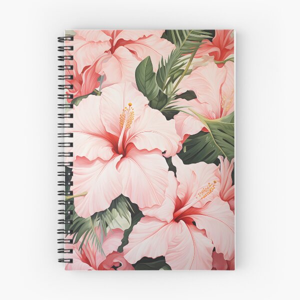 Artikelvorschau, Hibiskusblüten, Illustration exotischer Pflanzen entworfen und verkauft von Flowtime.