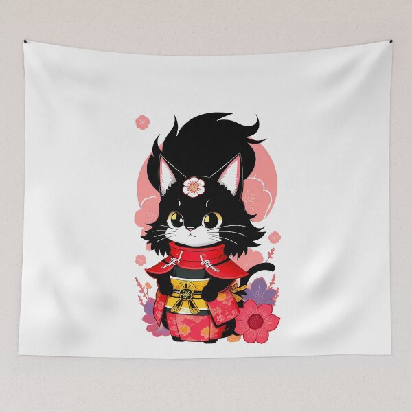 Item preview, The Samurai's Meowsterpiece designed and sold by Mechanical-Artt.