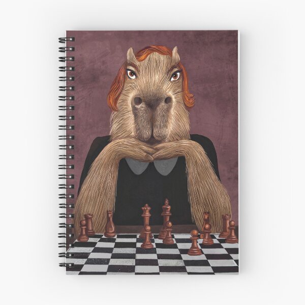 Item preview, Capybara Queen's Gambit designed and sold by Ekaterina Khozatskaya.