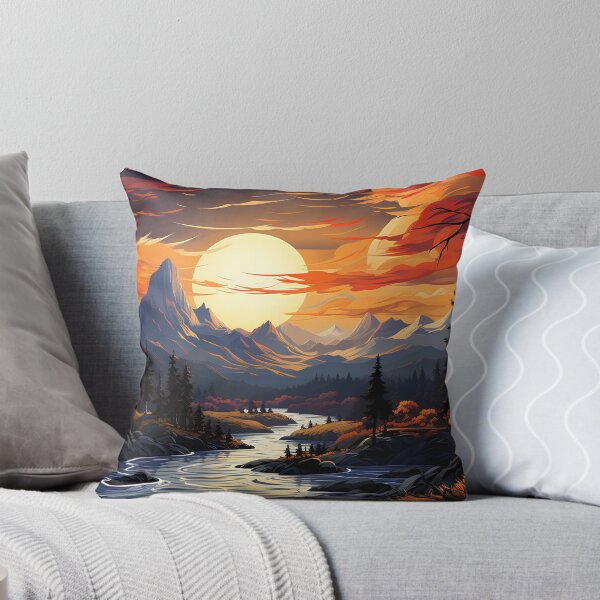 Item preview, Sunset Over the Mountains designed and sold by FTS-Studio.